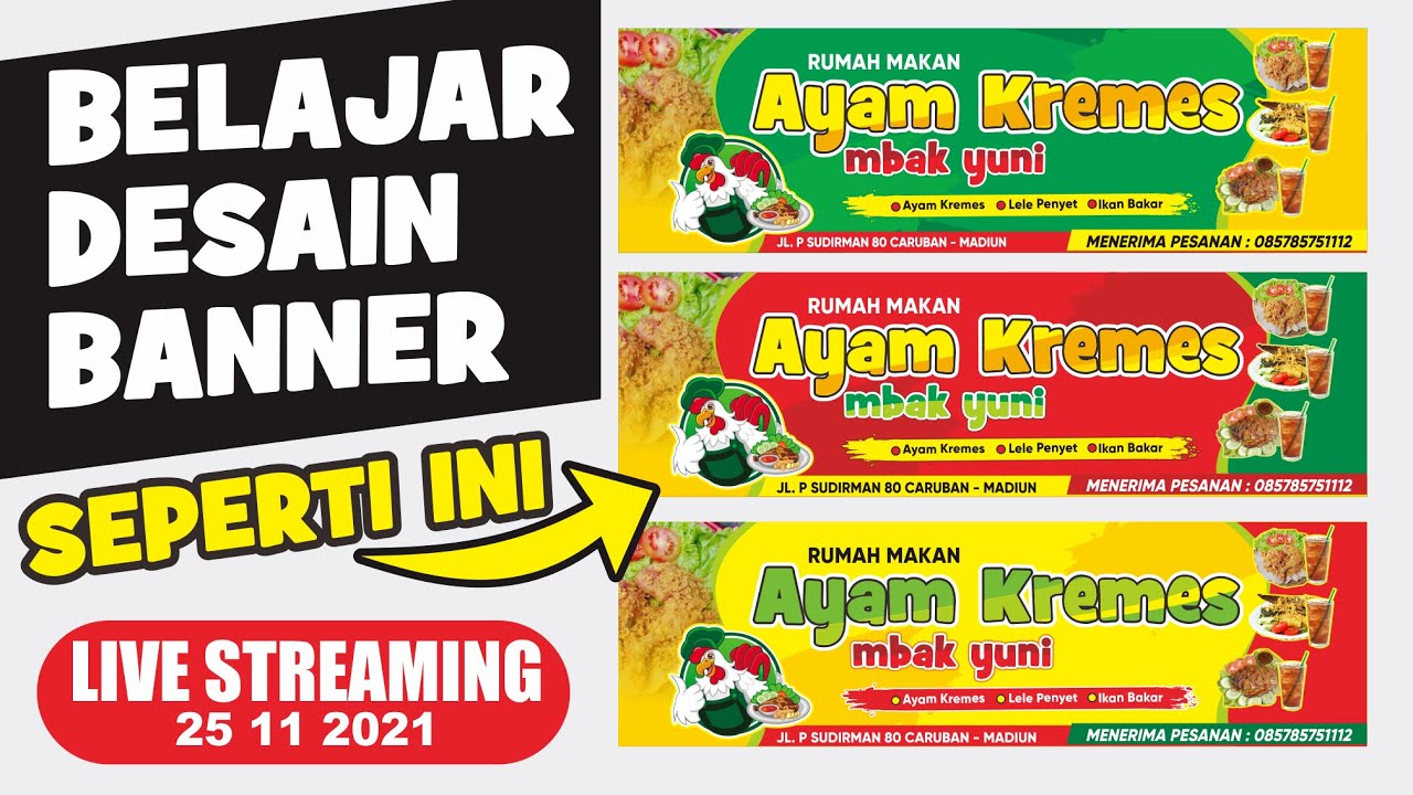 Cara Buat Desain Banner Dengan Mudah Dan Cepat - YouTube