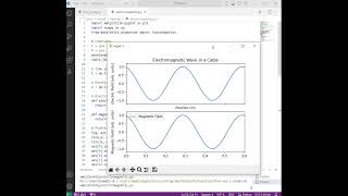 Electromagnetic Wave simulation in Python