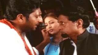 Khadgam Movie || Funny Conversation Between M. S. Narayana & Prakash Raj  || Ravi Teja, Sangeetha
