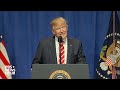 watch president trump speak to troops at centcom