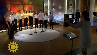 Valborg med Rytmus Vocal group – "Längtan Till Landet" (Vintern Rasat Ut) - Nyhetsmorgon (TV4)