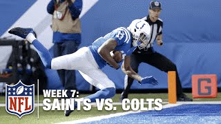 T.Y. Hilton Catches a Bomb from Andrew Luck for an 87-Yard TD! | Saints vs. Colts | NFL