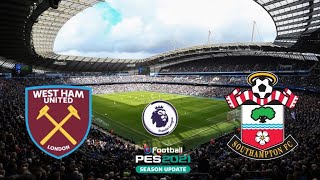 🔴 West Ham United vs Southampton | Premier League 2022/23 | eFootball PES Gameplay