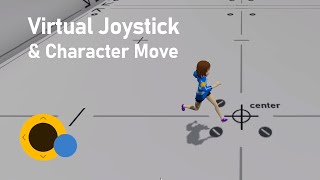 Unity C# : Virtual Joystick and Character Move