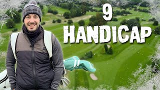 What 9 handicap golf looks like in the WINTER - Every Shot