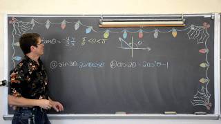 Evaluating Trigonometry Expressions with Half and Double Angles Pt1