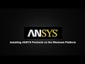 Installing ANSYS 2020 Releases on Windows