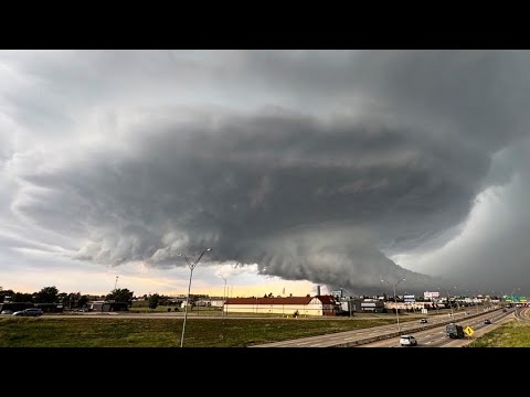 Wild Mothership Supercell Hits Oklahoma City 2024 David Brett