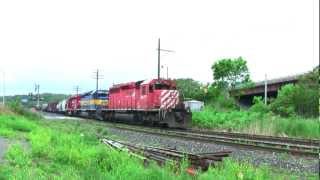 CP 450 leaves Kenwood yard w/ 3 SD40-2s