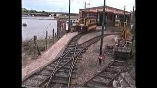 Seaton Tramway from Seaton to Colyton and back on open top car No. 6 in September 1997