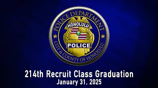 HPD 214th Recruit Class Graduation