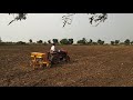 sowing bengal gram हिम्मत हरभरा वाण with 5 tyne rohit seeddriil