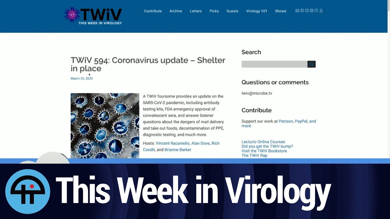 This Week In Virology - YouTube