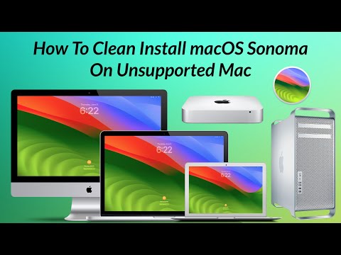 How To Clean Install macOS Sonoma On Unsupported Mac (2008- 2017) – Step By Step Guide