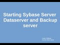 Starting Sybase server