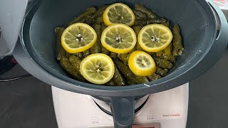 Thermomix TM6 ile Zeytinyağlı Yaprak sarması tarifi | Buharda Pişirme | Sonucu nasıl oldu?