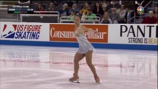 2017 US Nationals Caroline Zhang SP NBC