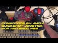 Commodore 64 Amiga quickshot joysticks for NES nintendo