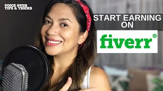 HOW TO MAKE MONEY ON FIVERR AS A VOICE OVER| 5 Important Steps You Need To Do to Start Earning Money