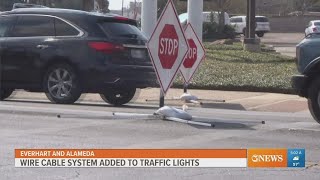 Work continues on Everhart, Alameda intersection traffic lights