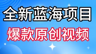 【完整教程】2024最新Ai网赚项目,全新超冷门蓝海项目,十分钟一条爆款原创作品,有人靠这个月入2W+ |  老戴项目网