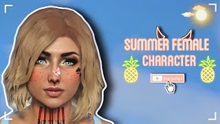 GTA 5 Online | Cute Summer Female Character Creation | ( Summer Series ) [Xbox,PS4/5,PC]