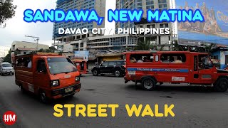 Street Walk at Sandawa, New Matina, Davao City, Philippines