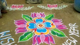 ##@Letest Rangoli desines@##అదిరిపోయే మంచి రంగు రంగుల చుక్కల ముగ్గులు@#