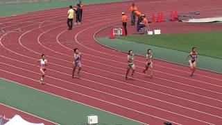 2017 関東学生新人陸上 女子 100m 予選4組