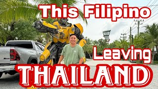 This Filipino Leaving thailand with happy heart