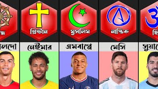কোন ফুটবলার কোন ধর্মাবলম্বী! Football Players Religion Christian • Muslim • Buddha • Atheist