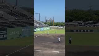 全国高等学校野球選手権茨城県大会霞ヶ浦🆚江戸崎総合好投手育成定評のある霞ヶ浦からまた未来のスター誕生一年生市村投手投球練習 #ドラフト候補 #野球 #baseball #高校野球#shorts