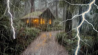 HEAVY RAIN AND THUNDER SOUNDS - DEEP SLEEP | Thunderstorm for Sleeping - Rain Sound Comfort #2