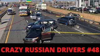 DRIVING FAILS - Crazy Russian Drivers Car Crash Compilation #48
