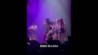 Mina doing it again in LA 🔥🔥 #twice #mina #concert