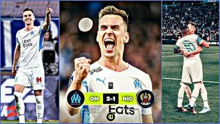 Milik Goal Vs Nice | Marseille - Nice 2.1 | Penalty Kick Arkadiusz Milik | But Milik Vs NIC