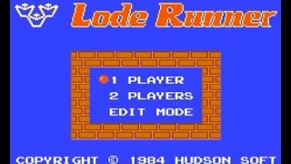 【ファミコン】　ロードランナー（ハドソン）　【レトロゲーム】