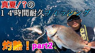 怒濤の入れ食い‼︎スロジギ、カブラで真鯛 アマダイが連発‼︎14時間体力持つのか？？