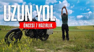 Motosikletle Uzun Yola Çıkmadan Önce Yapılacak 7 Hazırlık / Motosikletle Uzun Yol #01