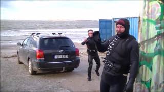 Rietumkrasts  Windsurfing  Liepaja 27 12 16