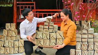 Single mother makes banh gai to sell at Tet market CEO buys solar lights -  Ly Ty Tien