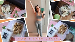 How I carb cycle for fat loss! (without counting calories)