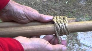 How to Tie a West Country Round Lashing