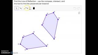 Line of Reflection on GeoGebra