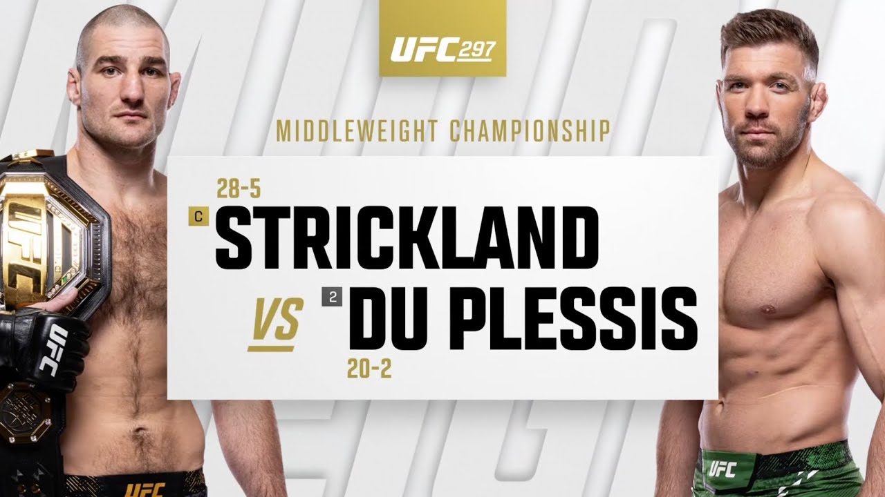 UFC 297: Sean Strickland Vs Dricus Du Plessis Highlights - YouTube