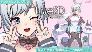 【Live2Dモデル/手が動かせる】気軽にVtuberになりたい人用モデル【魂募集】