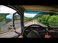 POV Truck Driving Norway Volvo FH540 DALE - TVINDEFOSSEN 3/4 Finally no rain!!! 4K60 Drive and Fly