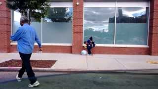 Man in Brooklyn dancing to Jay Z "BBC" hilarious