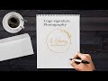 How to signature logo Design - Illustrator cc 2020 | How to Signature Brush Preset - Photoshop