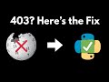 Wikipedia Ticker Code Broken? Here’s the Fix (Python)
